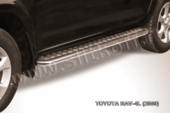 Защита порогов d57 с листом Toyota Rav-4 L (2005-2010)