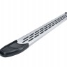 Пороги алюминиевые "Premium Silver" 1600 серебристые Chery Tiggo 3 (2014-2020)