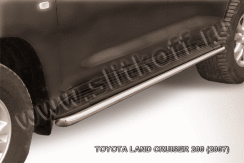 Защита штатного порога d42 Toyota Land Cruiser 200 (2007-2012)