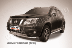 Защита переднего d57 бампера Nissan Terrano (2014-2023)