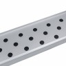 Пороги алюминиевые "Standart Silver" 1250 серебристые Lada Niva Urban 3d (2014-2022)