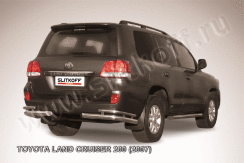 Уголки d76+d42 двойные Toyota Land Cruiser 200 (2007-2012)