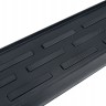 Пороги алюминиевые "Premium Black" 1700 черные Chery Tiggo 7 Pro (2020-2022)