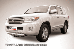 Защита переднего бампера d76 с профильной защитой картера короткая Toyota Land Cruiser 200 (2012-2015)
