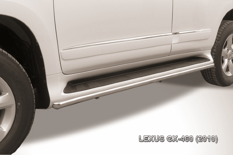Защита штатного порога d42 Lexus GX-460 (2009-2013)