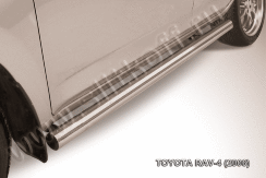Защита порогов d76 труба Toyota Rav-4 (2005-2010)