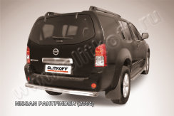 Защита заднего бампера d76 Nissan Pathfinder R51 (2004-2010)