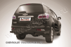 Уголки d76 черные Chevrolet Trailblazer (2012)