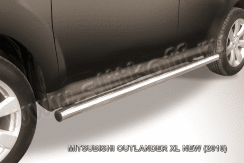 Защита порогов d57 труба Mitsubishi Outlander XL (2009-2013)