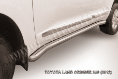 Защита порогов d76 с гибами Toyota Land Cruiser 200 (2012-2015)