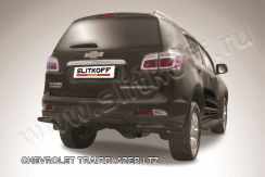 Уголки d57 черные Chevrolet Trailblazer (2012)