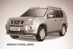 Защита переднего бампера d76 Nissan X-Trail (2007-2011)
