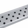 Пороги алюминиевые Standart Silver 1800 серебристые Geely Tugella (2022-2023)