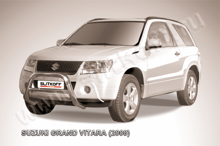 Кенгурятник d76 низкий Suzuki Grand Vitara 3 doors (2008-2012)