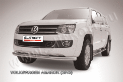 Защита переднего бампера d76 Volkswagen Amarok (2010-2016)