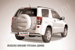 Защита заднего бампера d57 "волна" Suzuki Grand Vitara 3 doors (2008-2012)