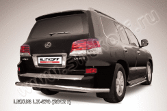 Защита заднего бампера d76 Lexus LX-570 (2012-2015)