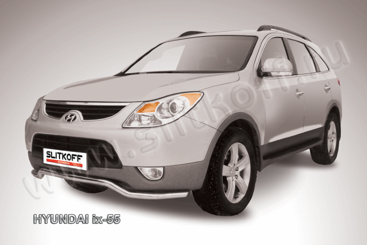 Защита переднего бампера d57 волна Hyundai ix-55 (2008-2013)