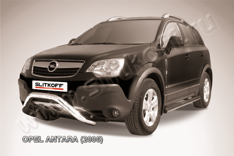 Кенгурятник d76 низкий мини Opel Antara (2006-2011)
