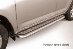 Защита порогов d57 с листом Toyota Rav-4 (2009-2010)