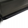 Пороги алюминиевые "Premium Black" 1700 черные Renault Duster (2020-2022)