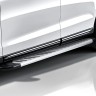 Пороги алюминиевые Prestige Silver 1700 серебристые Chery Tiggo 8 Pro Max (2022-2023)