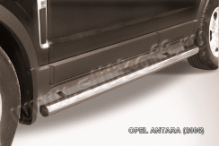 Защита порогов d76 труба Opel Antara (2006-2011)