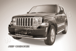 Защита переднего бампера d76 Jeep Cherokee KK (2007-2012)