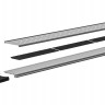 Пороги алюминиевые "Standart Silver" 1800 серебристые Zotye T600 (2013-2022)