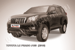 Кенгурятник d76 низкий "мини" черный Toyota Land Cruiser Prado J150 (2009-2013)