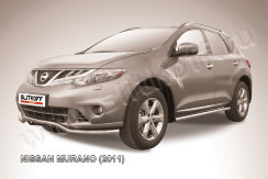 Защита переднего бампера d57 "волна" Nissan Murano (2010-2015)