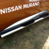Защита порогов d76 с проступями Nissan Murano (2014-2023)