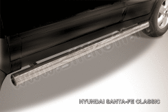 Защита порогов d76 труба Hyundai Santa-Fe Classic (2000-2012)
