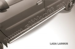 Защита порогов d42 труба Lada Largus (2012-2021)