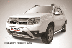 Защита переднего бампера d42 Renault Duster (2015-2021)