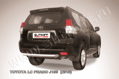 Защита заднего бампера d76 короткая Toyota Land Cruiser Prado J150 (2009-2013)