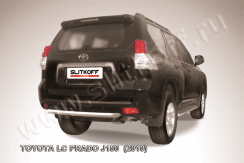 Защита заднего бампера d57 короткая Toyota Land Cruiser Prado J150 (2009-2013)