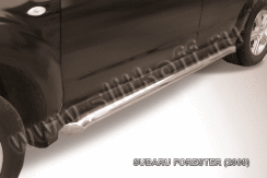 Защита порогов d76 труба Subaru Forester (2007-2013)