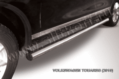 Защита порогов d76 труба Volkswagen Touareg (2010-2014)