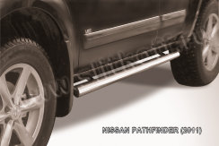 Защита порогов d76 труба Nissan Pathfinder (2010-2014)