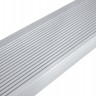 Пороги алюминиевые "Optima Silver" 1700 серебристые Lada Xray (2015-2022)